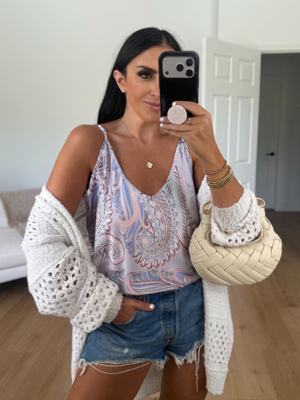 The noli shop silk cami S NWT